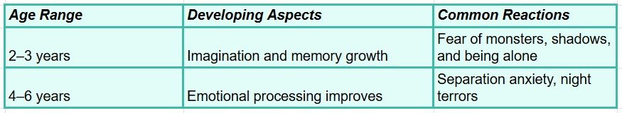 A child's imagination blossoms between the ages of 2 and 3. Suddenly, they might start seeing monsters under the bed or shadows that “move.” This fear is very real for them and often leads to bedtime resistance, night wakings, or even sleep regressions.